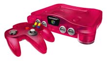 Nintendo 64 System - Watermelon Red Screenshot 1